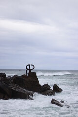 Sticker - View of the shore of San Sebastian