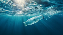  A Plastic Bottle Dropped Into The Worlds Oceans.