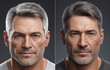 Generate an ultra-realistic image of a man aged 40-50 years old. He should be in excellent physical shape, resembling a fitness trainer Generated AI