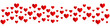 © Haysahara - Red Hearts Background. Heart Banner. Valentines day element vector eps10