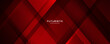 Red techno abstract background overlap layer on dark space with diagonal lines shape effect decoration. Modern graphic design element cutout style for web banner, flyer, card, or brochure cover
