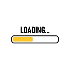 Poster - loading process. system update icon. app progress icon update concept for graphic and web design. sy