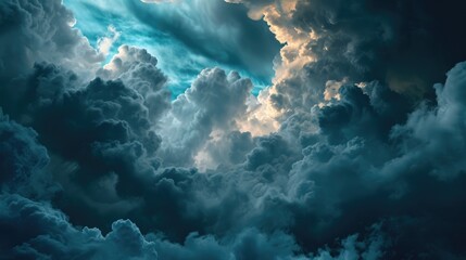 background of a dark sky in many tones of navy blue
