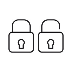 simple padlock icon