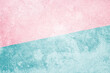 Pink and blue plaster wall texture background