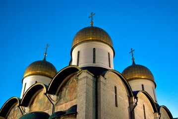 Wall Mural - Dormition church of Moscow Kremlin. Color photo