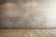 Grunge concrete wall and wooden floor texture