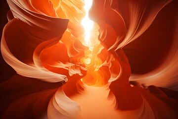 antelope canyon in arizona - background travel concept