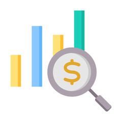 Wall Mural - Financial Analysis Icon