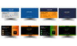© graphicvectry - Creative Unique business card. Professional morden Set business card.Personal Business card vector design. pamphlet vector, Grow business promotion card.