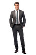© Suplim - portrait of a businessman stands with confidence isolated