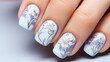 A Close-Up of Fashionable Fingernails