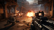 An intense first-person shooter game scene with realistic graphics action-packed combat and detailed environments.