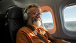 © Migma_Agency - Man is traveling by plane