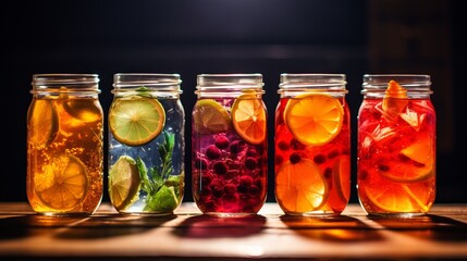 Kombucha, beverage photography, 16:9