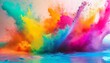 paint splash 8k colorful desktop wallpaper