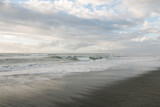 Fototapeta Morze - Waves at sunset - Westcoast of New Zealand -  12