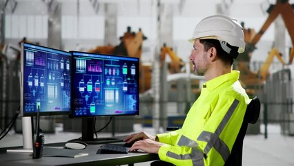 Leinwandbilder - Men In Automotive Car Factory