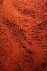 Sticker - red clay background