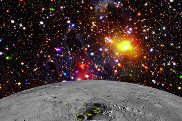 Wall Mural - Extrasolar planet. The elements of this image furnished by NASA.