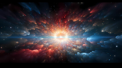 Fototapete - Technology abstract graphic poster web page PPT background, technology background