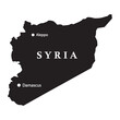 Syria country map icon
