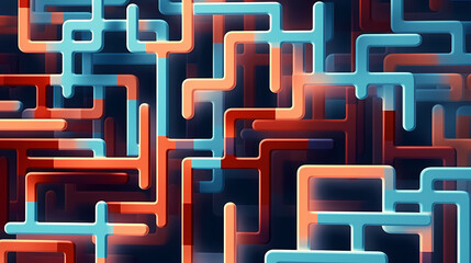 Technology abstract graphic poster web page PPT background, technology background