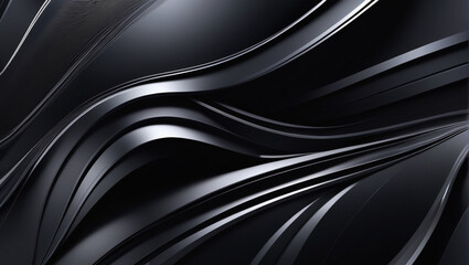 abstract  futuristic black wave Wallpaper background.