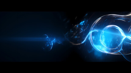 Wall Mural - Technology abstract graphic poster web page PPT background, technology background