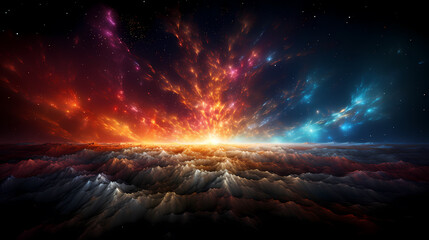 Wall Mural - Technology abstract graphic poster web page PPT background, technology background