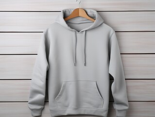 Sticker - Stylish Hoodie Mockup for Fashion and Casual Wear - AI Generated