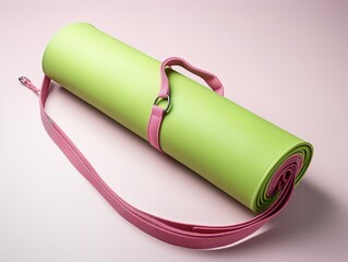 Sticker - Tranquil Yoga Mat Mockup for Wellness and Fitness - AI Generated