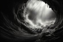 : A Mesmerizing Shot Of A Swirling Vortex In A River, Capturing The Dynamic And Powerful Force Of Water In Motion.