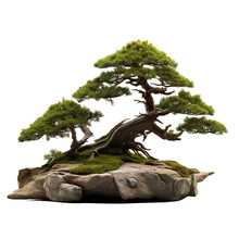 Bonsai Tree Isolated On Transparent Background