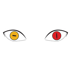 Canvas Print - eye icon vector template