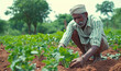 © pankajsingh - Indian farmer working in his field
