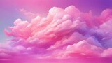 Fototapeta Dziecięca - pretty pink cloud illustration made by AI generative
