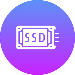 Wall Mural - Ssd Icon