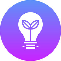 Poster - Ecologic Bulb Icon