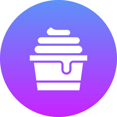 Sticker - Ice Cream Cup Icon