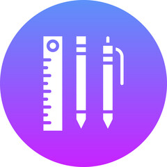 Poster - School Supplies Icon