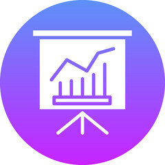 Sticker - Business Growth Icon