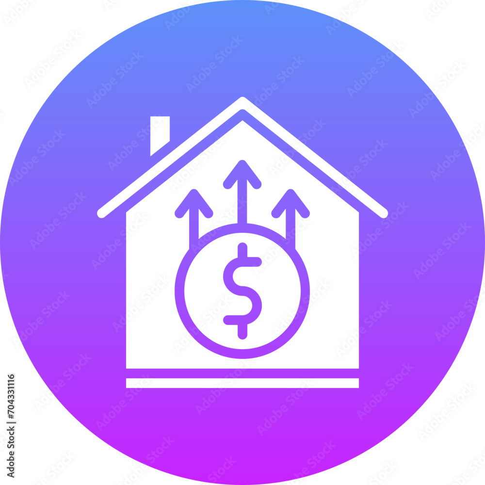 House Price Increase Icon