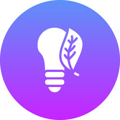 Poster - Eco Bulb Icon