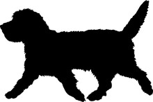 Grand Basset Griffon Vendéen Dog Silhouette Breeds Dog Breeds Dog Monogram Logo Dog Face Vector