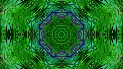 Wall Mural - abstract green motion background. dynamic geometric animated loopable background video with ripple t