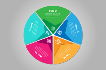 Business infographic element template design, vector eps info data.