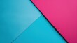 An abstract minimalist background with cyan and magenta paper colors – a simple, modern design featuring shades of pink and blue