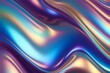 Premium quality colorful Holographic Abstract background. ai generative