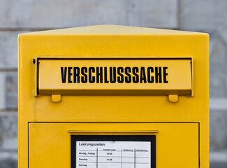 Sticker - Verschlusssache Briefkasten